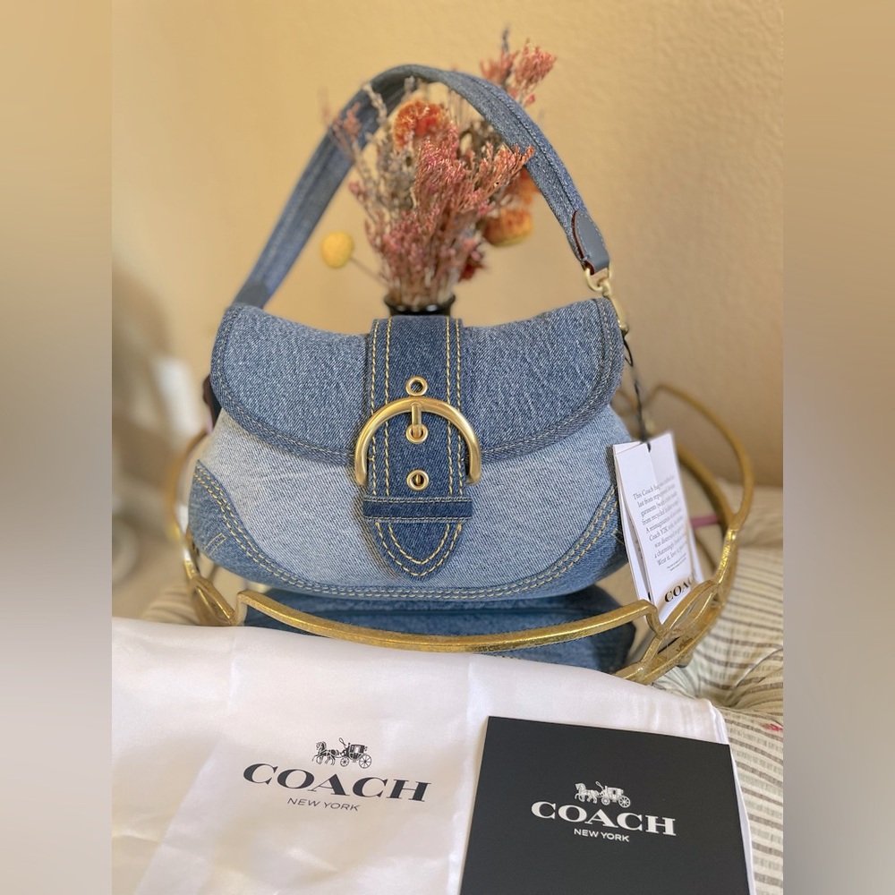 Coach Denim SoHo Shoulder Bag
